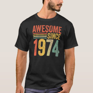 Vintage Fantastisk Sedan 1974, 48:e födelsedagen, T Shirt