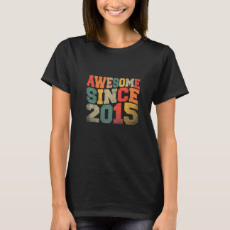 Vintage Fantastisk sedan 2015 Retro 7:e 7 år T Shirt