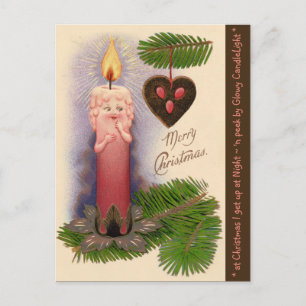 VINTAGE FANTASY ’CANDLE BABY’ ORNATION HELG VYKORT