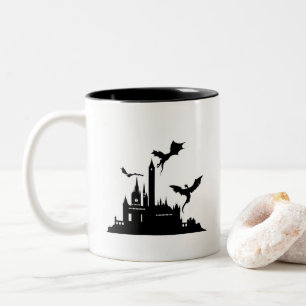 Vintage Fantasy Drak Två-Tonad Mugg