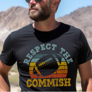 Vintage Fantasy Football Respekt för det kommunala T Shirt