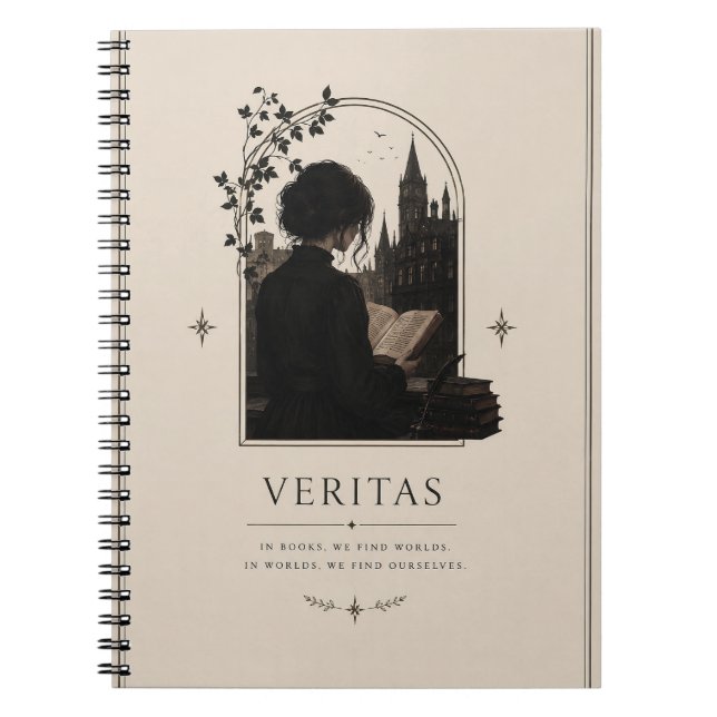 Vintage Fantasy Journal/Notebook Anteckningsbok (Framsidan)