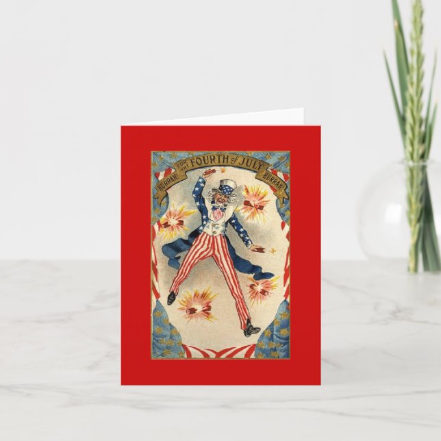 Vintage farbror Sam Kort (Framsida)