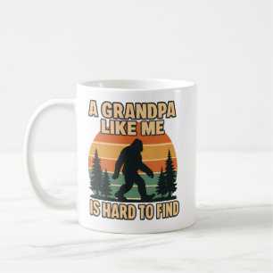 Vintage Farfar Bigfoot Retro Sasquatch Rolig Kaffemugg