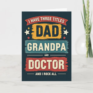Vintage Farfar Doktor Kort