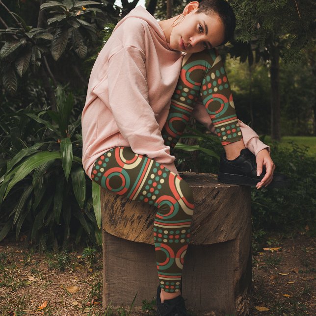 Vintage Färg Circles Leggings (Skapare uppladdad)