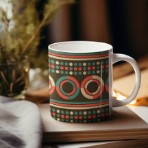 Vintage Färg Geometric Shape Mönster