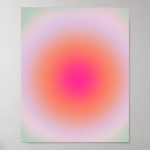 Vintage Färg övertoning Poster