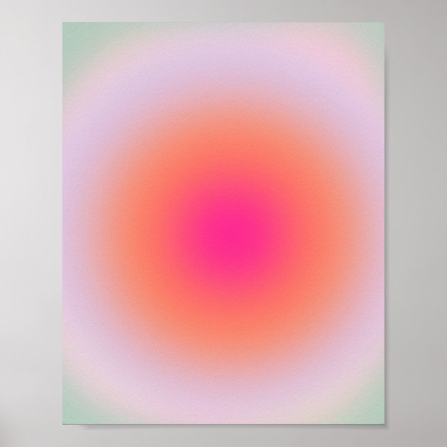 Vintage Färg övertoning Poster (Framsidan)
