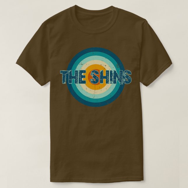 vintage färg, shinerna t shirt (Design framsida)