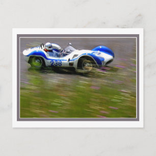 Vintage Färg Vykort