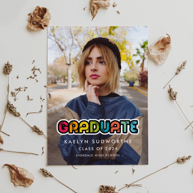 Vintage, färgämne, Studenten-foto Meddelande (Skapare uppladdad)