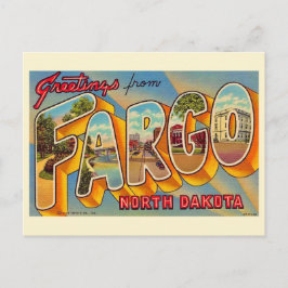 Vintage Fargo ND vykort