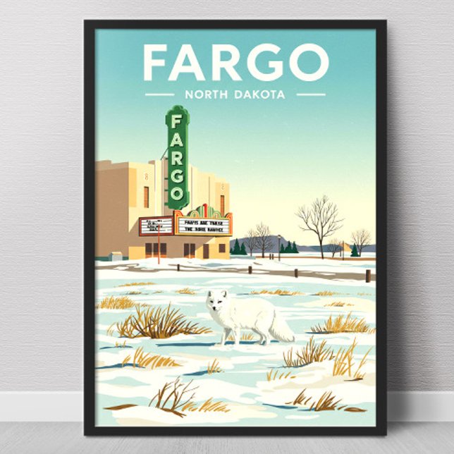 Vintage Fargo North Dakota Poster (Skapare uppladdad)