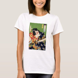 Vintage Färgstark traditionell japansk ukyio-e-sty T Shirt