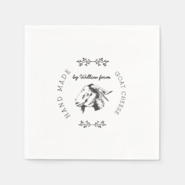 vintage farm resh getost monogram pappersservett