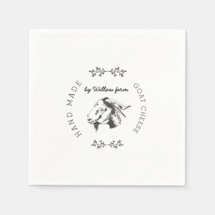 vintage farm resh getost monogram pappersservett
