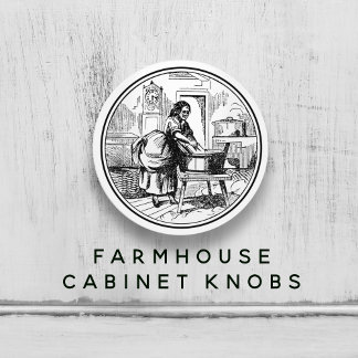 Vintage Farmhouse Tvätt Room 🧺 ✨ White Knopp