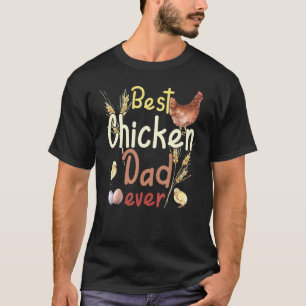 Vintage Farmhouse Watercolor Best Chicken Pappa Kv T Shirt