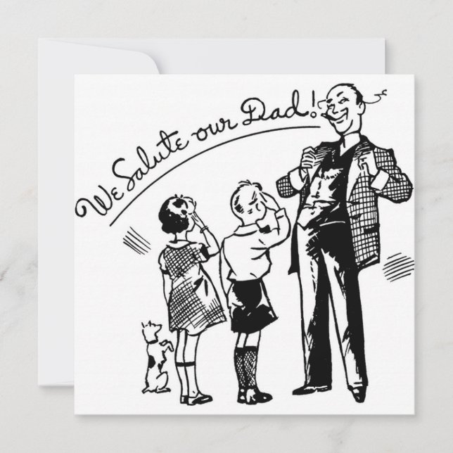 Vintage Fars dag (Framsida)