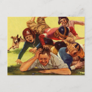 Vintage Fars dag, fotbolls-VM och Hund i familjen Vykort