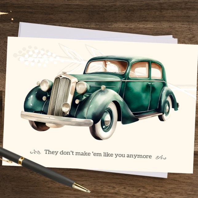 vintage fars dag-kort inbjudan (Skapare uppladdad)