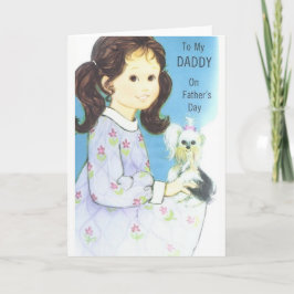 Vintage Fars dag-kort till pappa Kort