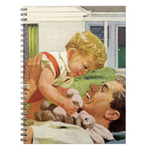 Vintage Fars dag, Lycklig-familjen i förorterna Anteckningsbok