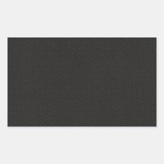 Vintage Faux Leather Rektangulärt Klistermärke