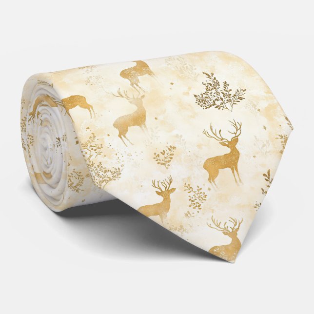 Vintage Fawn & Floral Woodland-mönster (1) Slips (Rullad)