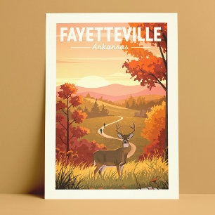 Vintage Fayetteville Arkansas Vykort