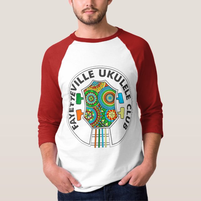 Vintage Fayetteville Ukulele Klubb T Shirt (Framsida)