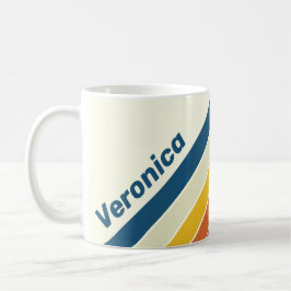 Vintage Fem Streck med Namn Kaffemugg