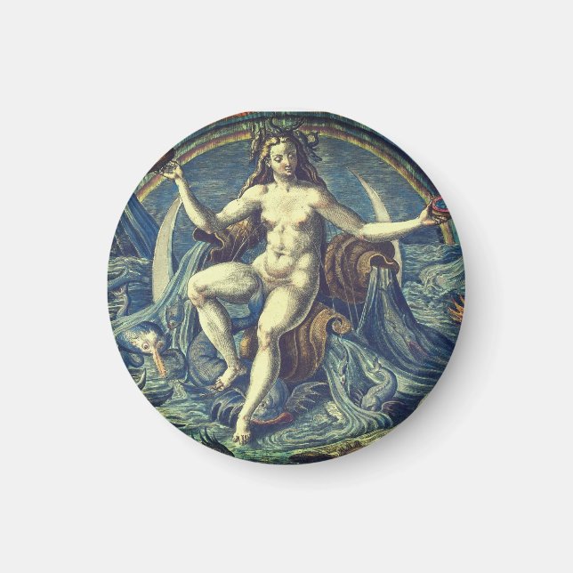 Vintage Female Designer Magnet (Framsidan)