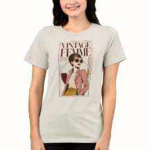 Vintage Femme 1960-talsmode Kvinnors Grafik