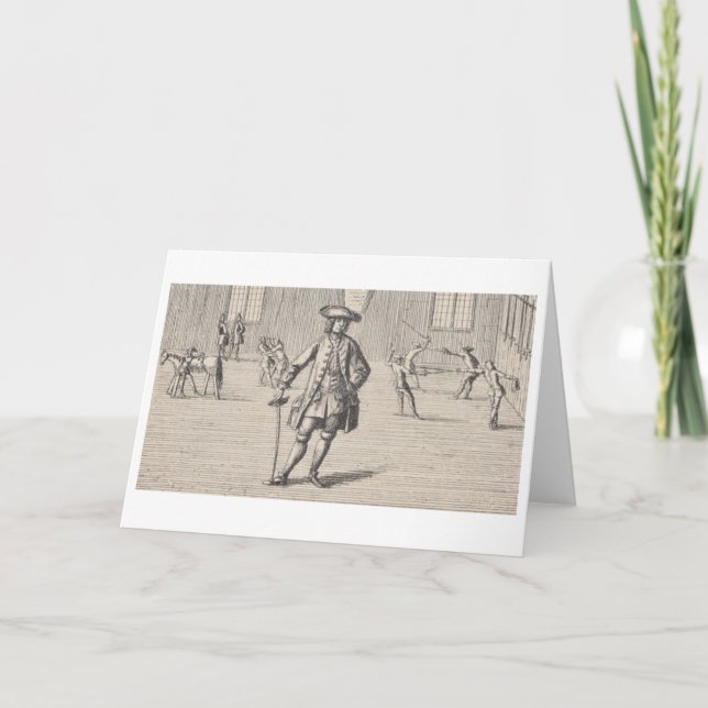 Vintage Fencers! Vintagens anteckningskort (Framsida)