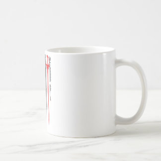 Vintage Fening American Flagga Kaffemugg