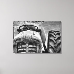 Vintage Ferguson Tractor Canvastryck