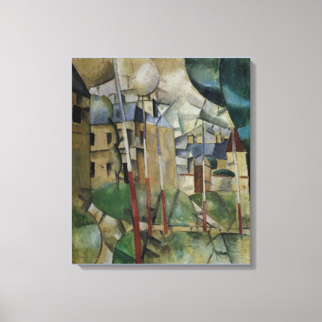Vintage Fernand Leger liggande Canvastryck (Framsida)