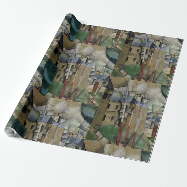 Vintage Fernand Leger liggande Presentpapper (Utrullad)