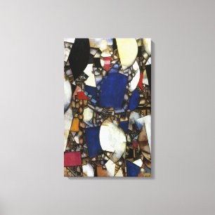 Vintage Fernand Leger Woman i Blue Canvastryck