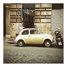Vintage Fiat i Rom