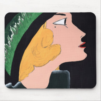 Vintage fick looken Mousepad Musmatta