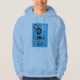 Vintage fickbiljard hoodie