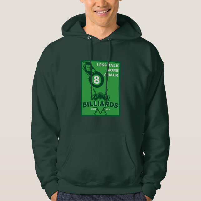 Vintage fickbiljard hoodie (Framsida)