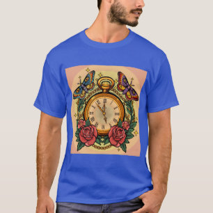 Vintage fickur och fjäril Estetisk Graf T Shirt