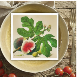 Vintage fig pappersservett