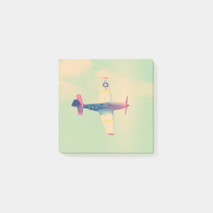 Vintage Fighorflygplan Post-it Block