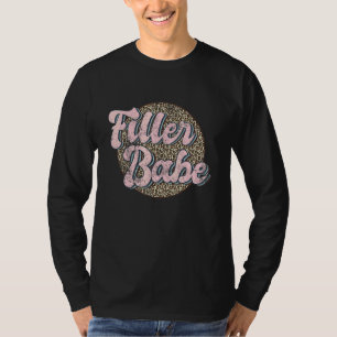 Vintage Filler Babe Medical Spa Leopard Nurse Inje T Shirt