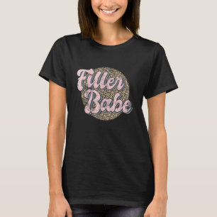 Vintage Filler Babe Medical Spa Leopard Nurse Inje T Shirt